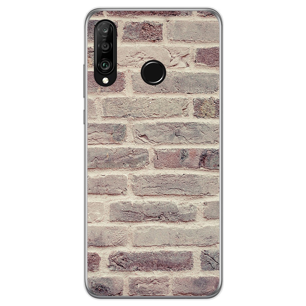 Funda Gel Tpu para Huawei P30 Lite diseño Ladrillo 01 Dibujos