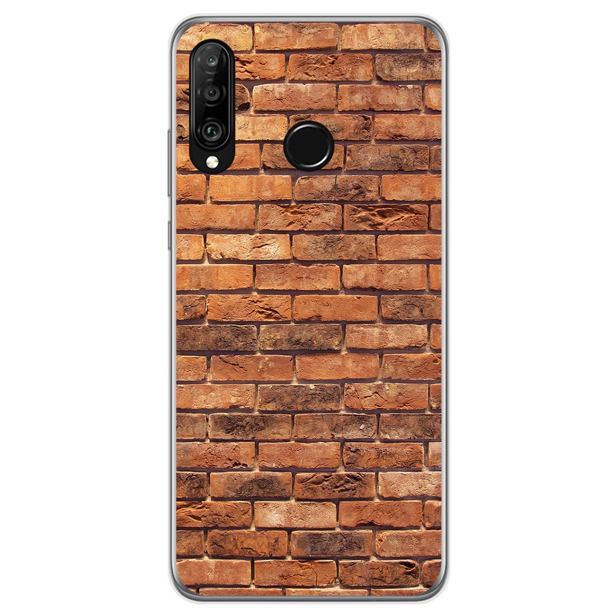 Funda Gel Tpu para Huawei P30 Lite diseño Ladrillo 04 Dibujos