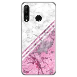 Funda Gel Tpu para Huawei P30 Lite diseño Mármol 03 Dibujos