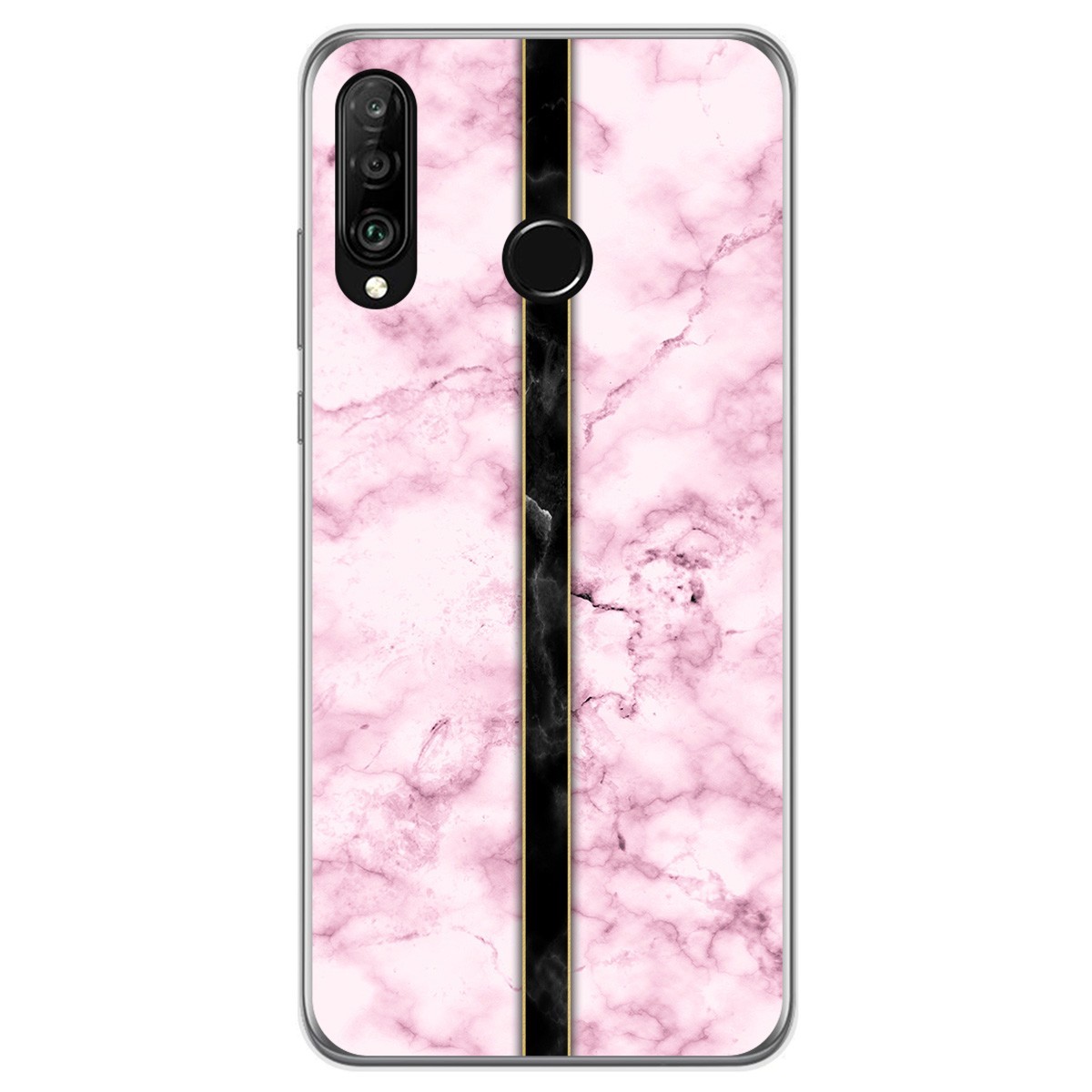 Funda Gel Tpu para Huawei P30 Lite diseño Mármol 04 Dibujos