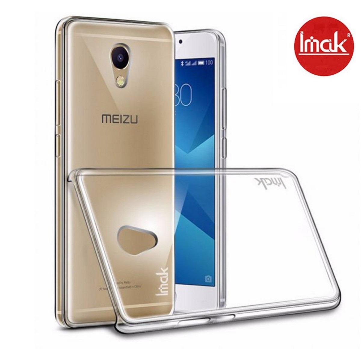 Carcasa Funda Dura Transparente Imak para Meizu M5 Note