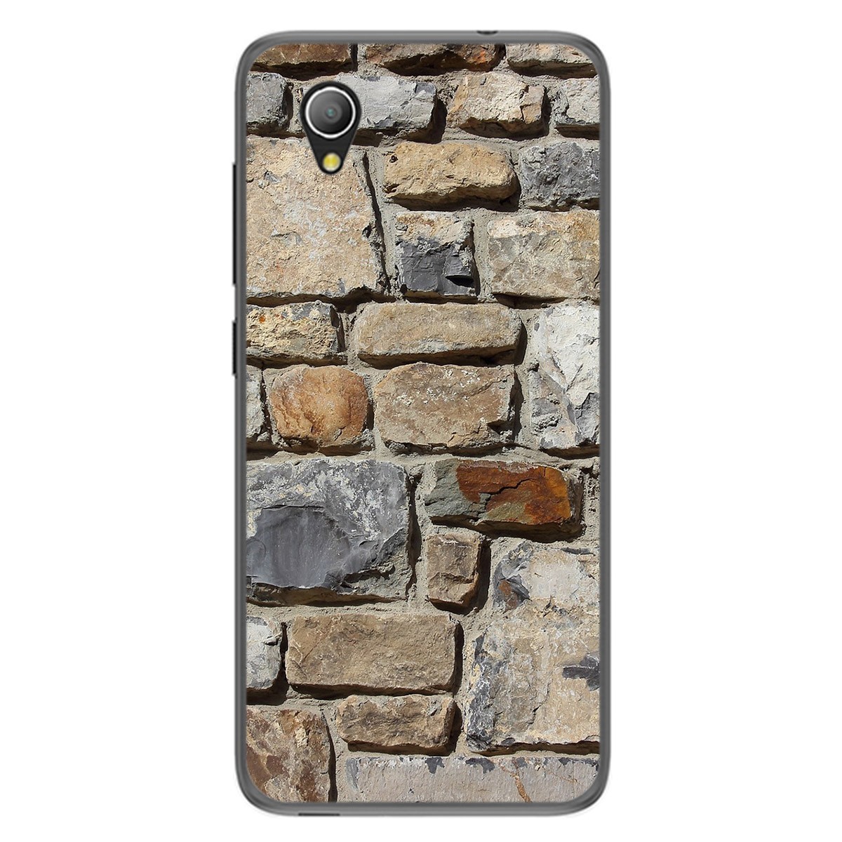 Funda Gel Tpu para Alcatel 1 2019 diseño Ladrillo 03 Dibujos