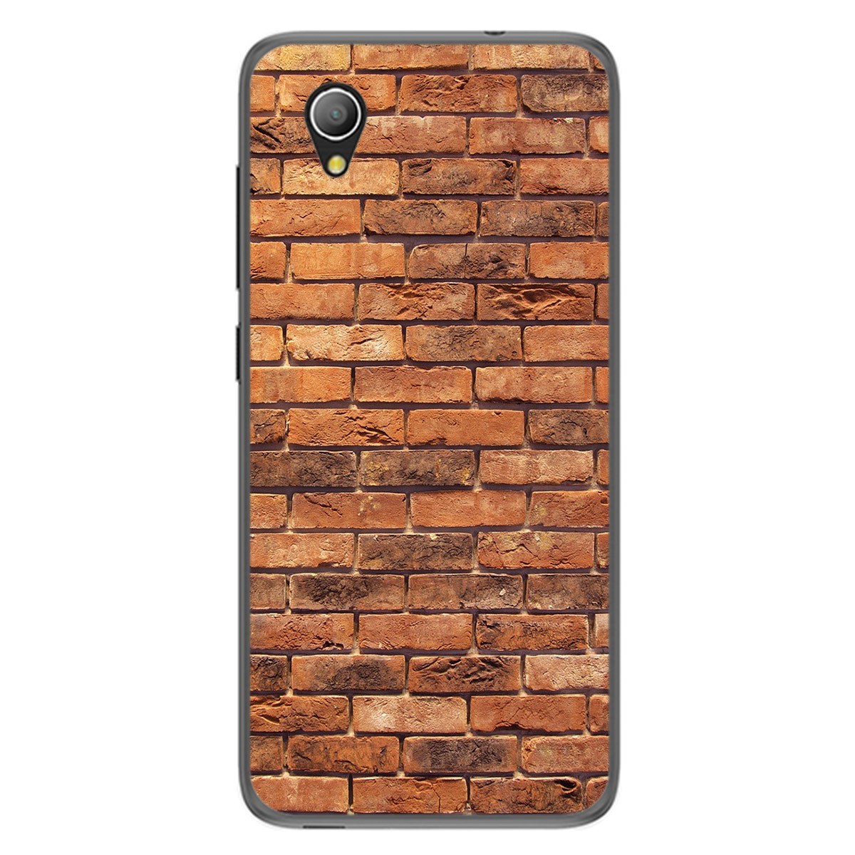 Funda Gel Tpu para Alcatel 1 2019 diseño Ladrillo 04 Dibujos
