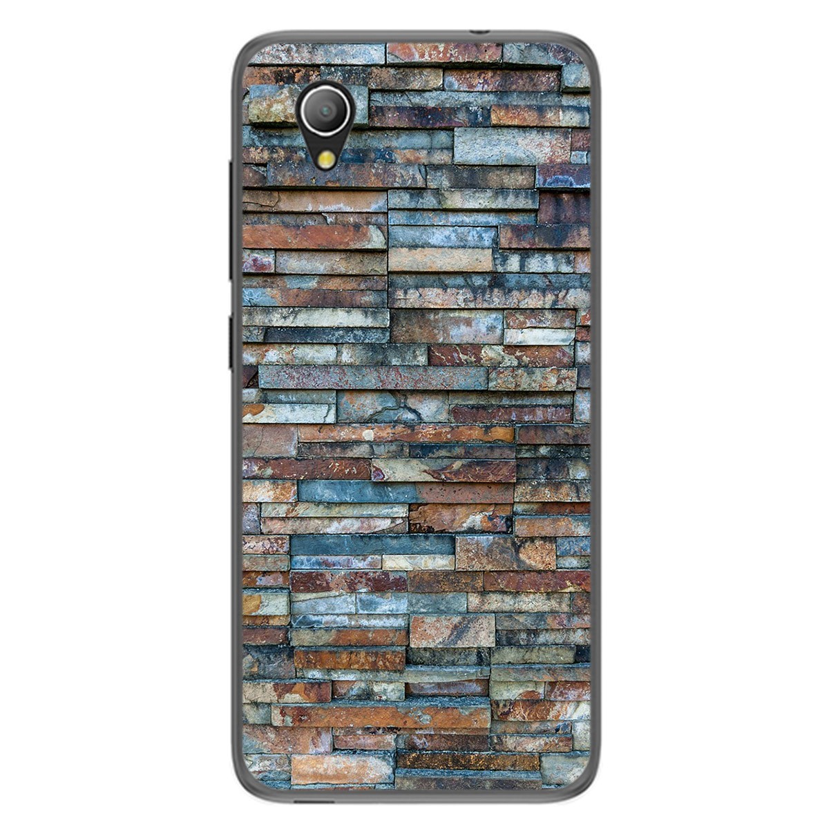 Funda Gel Tpu para Alcatel 1 2019 diseño Ladrillo 05 Dibujos