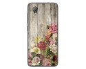 Funda Gel Tpu para Alcatel 1 2019 diseño Madera 08 Dibujos