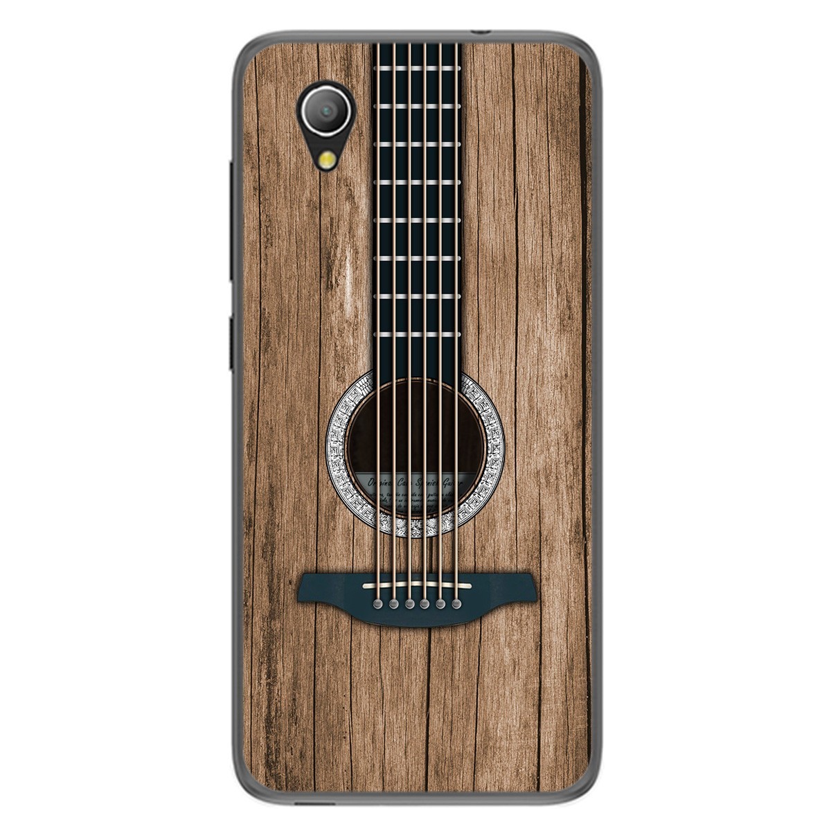 Funda Gel Tpu para Alcatel 1 2019 diseño Madera 11 Dibujos