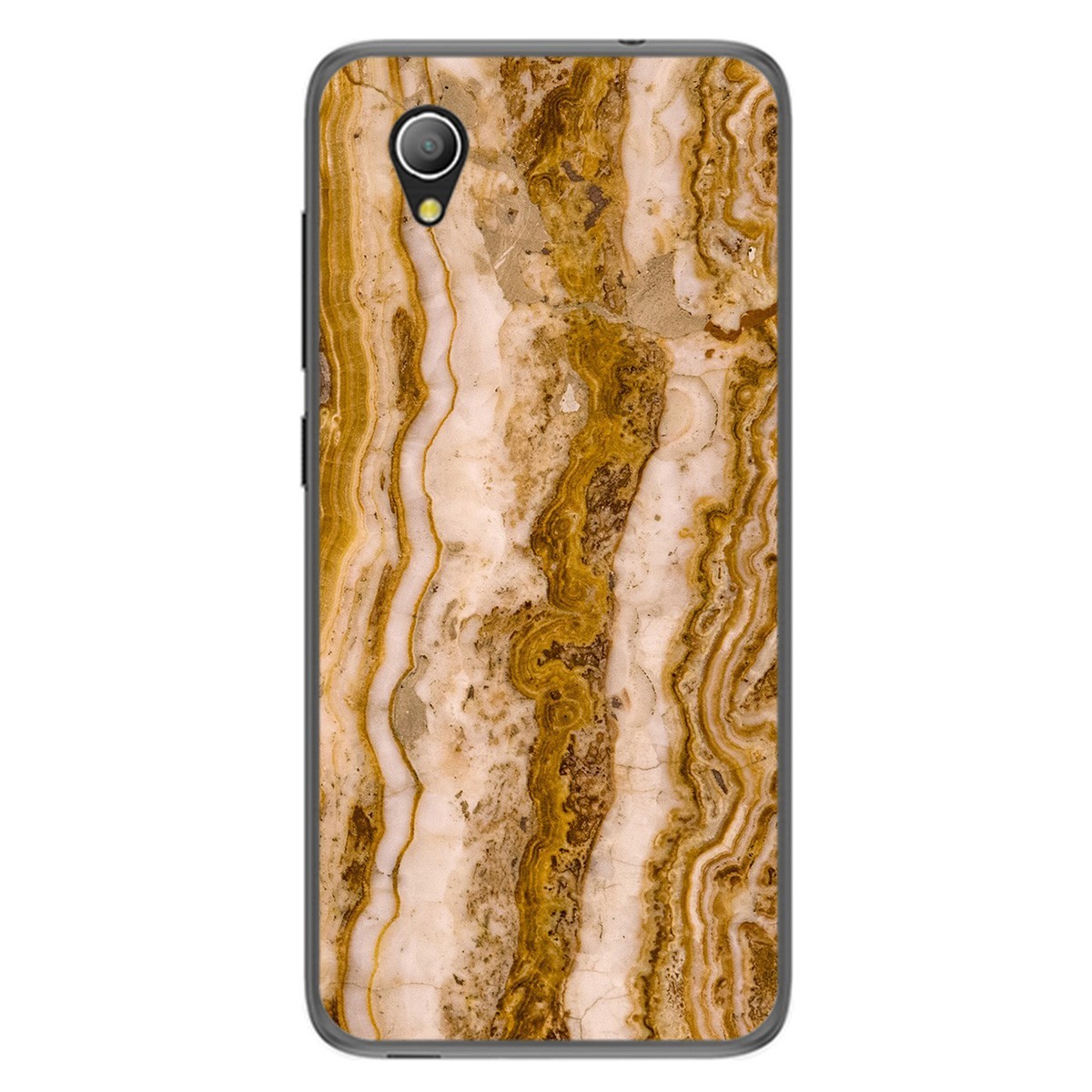 Funda Gel Tpu para Alcatel 1 2019 diseño Mármol 10 Dibujos