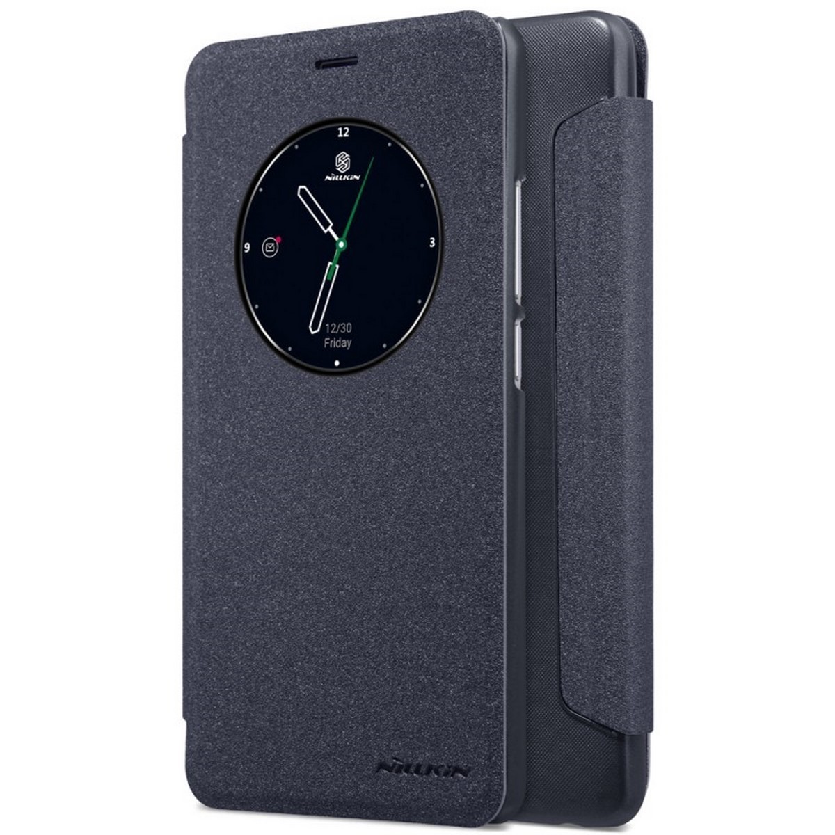 Funda Flip Negra Nillkin Modelo Sparkle para Meizu M5 Note