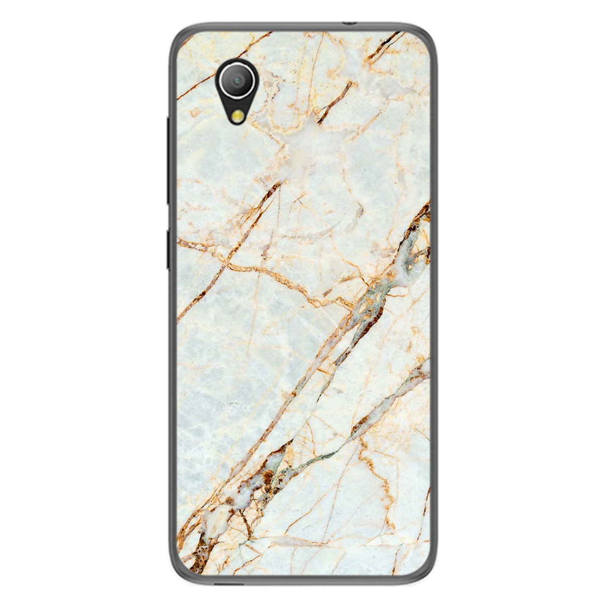 Funda Gel Tpu para Alcatel 1 2019 diseño Mármol 13 Dibujos