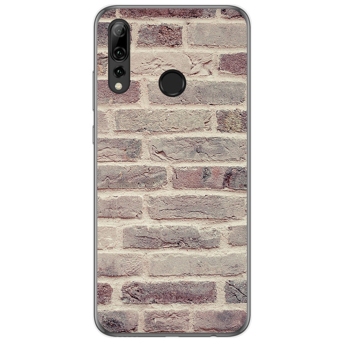 Funda Gel Tpu para Huawei P Smart Plus 2019 diseño Ladrillo 01 Dibujos