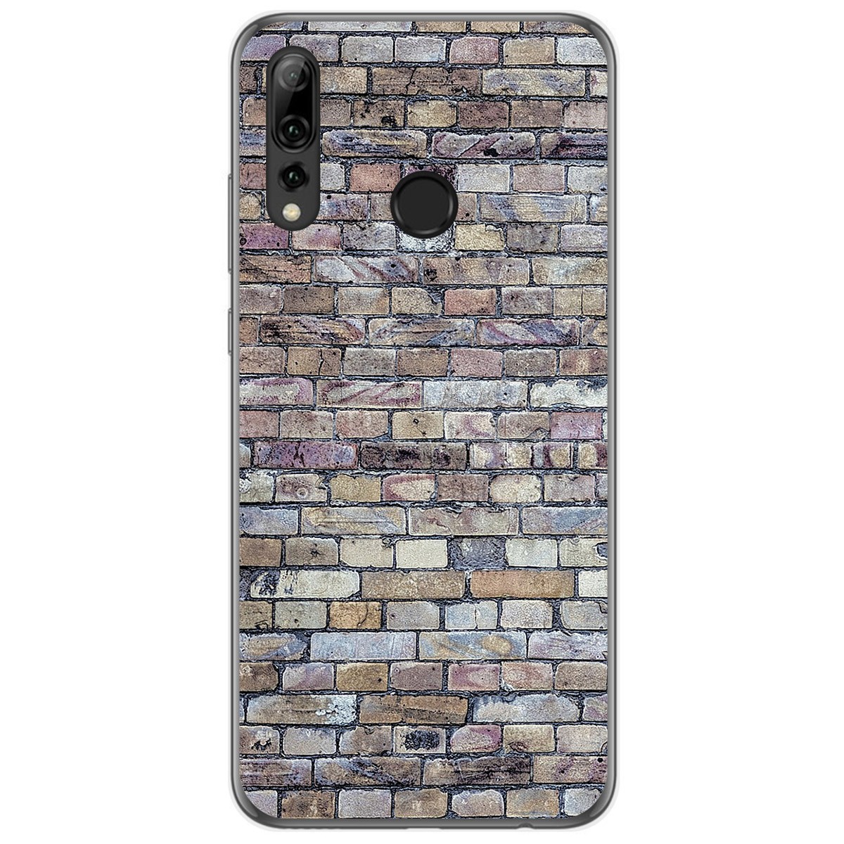 Funda Gel Tpu para Huawei P Smart Plus 2019 diseño Ladrillo 02 Dibujos