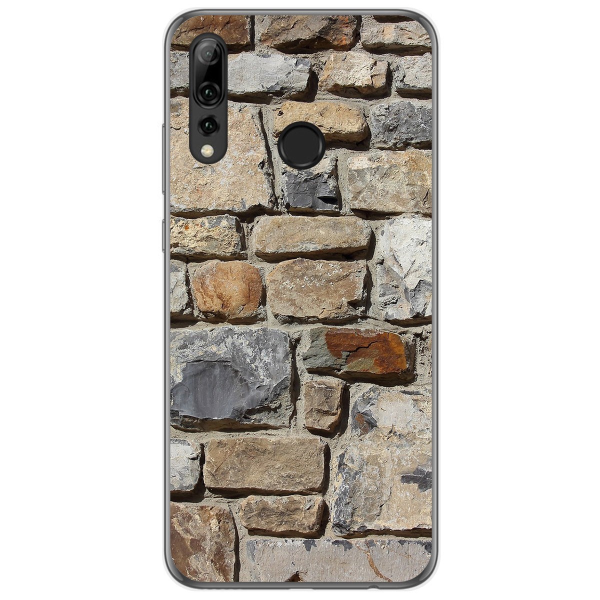 Funda Gel Tpu para Huawei P Smart Plus 2019 diseño Ladrillo 03 Dibujos