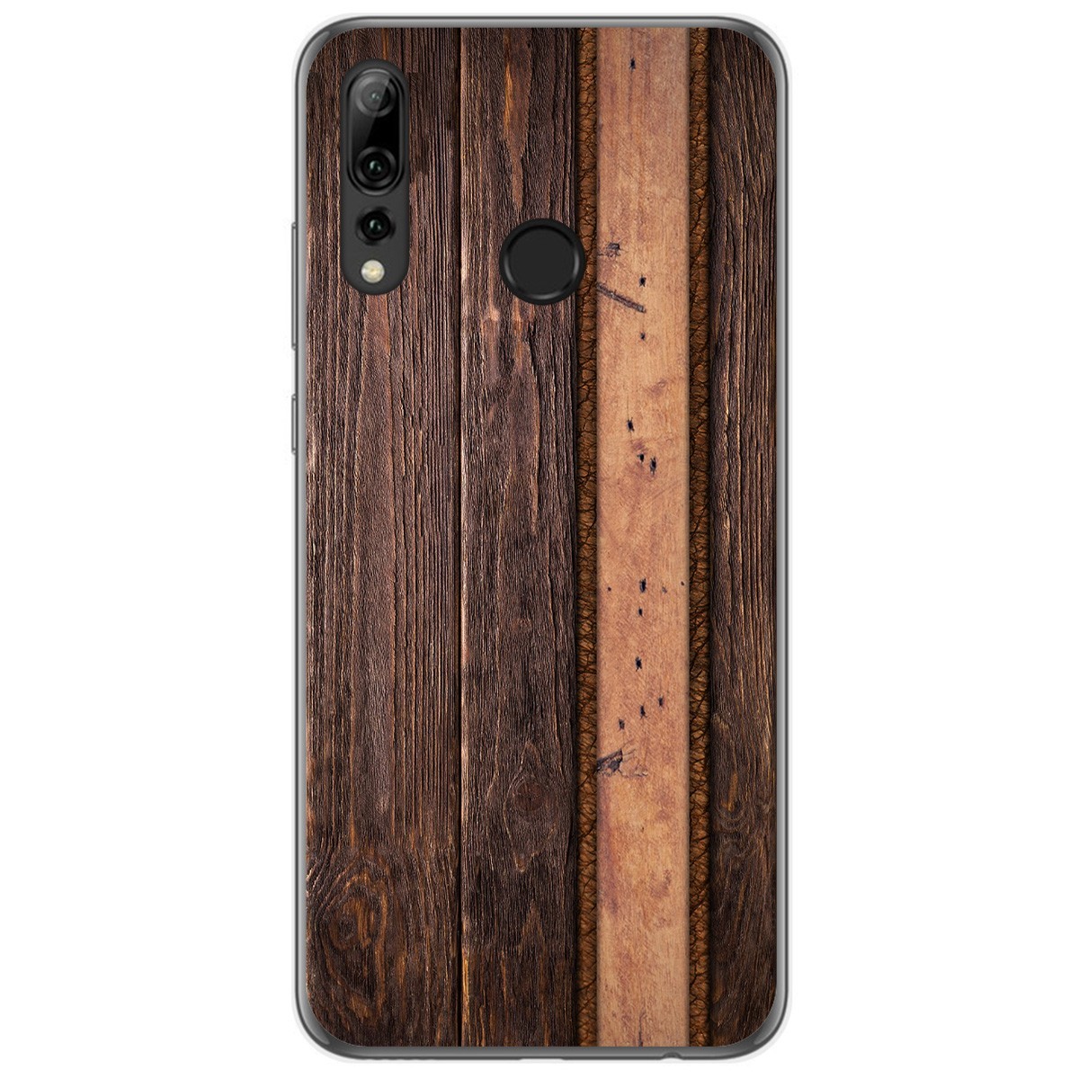 Funda Gel Tpu para Huawei P Smart Plus 2019 diseño Madera 05 Dibujos