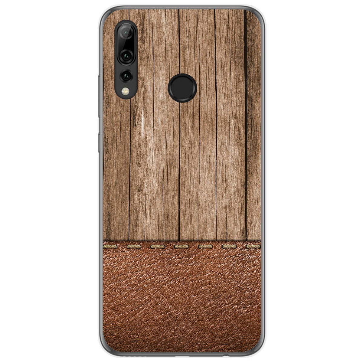 Funda Gel Tpu para Huawei P Smart Plus 2019 diseño Madera 09 Dibujos