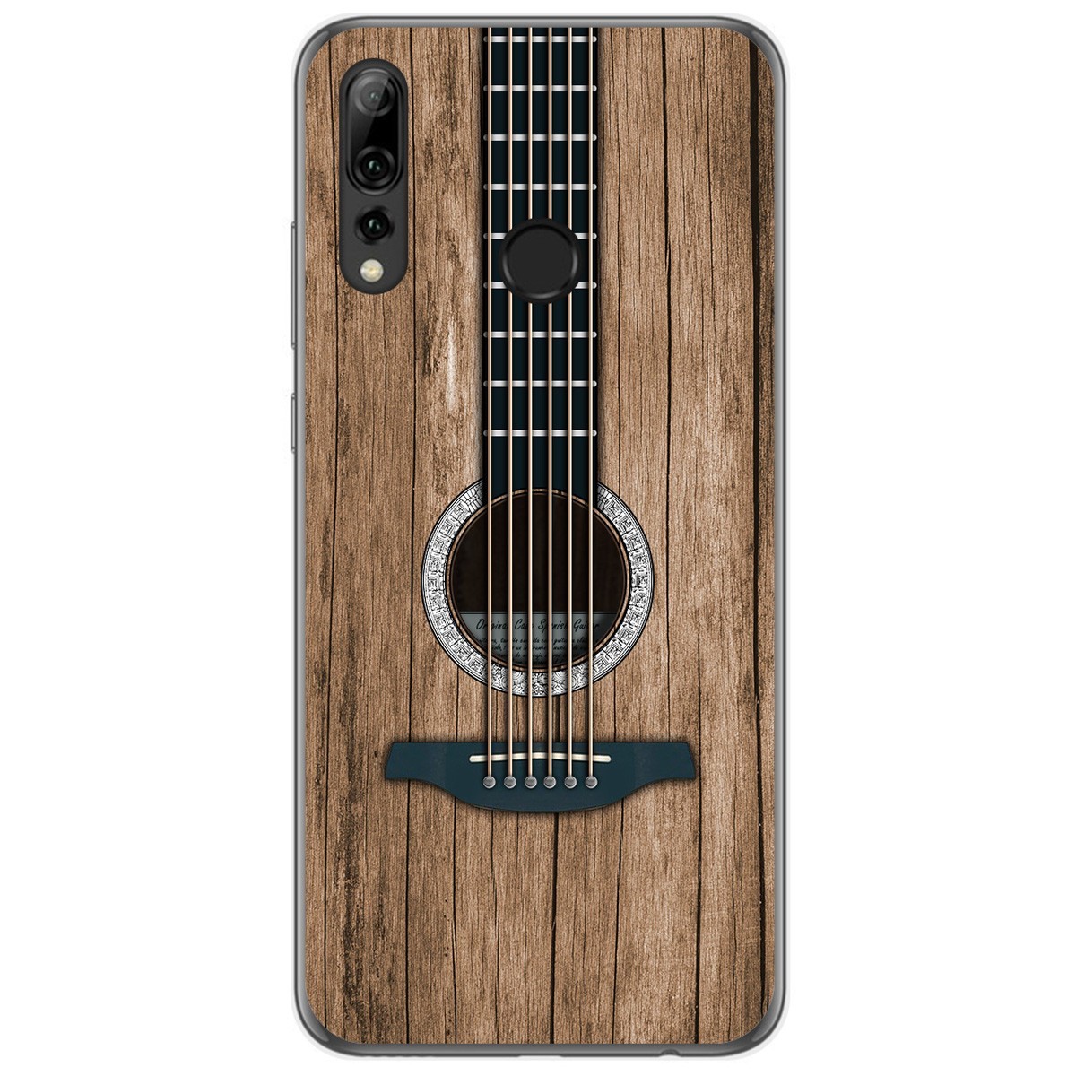 Funda Gel Tpu para Huawei P Smart Plus 2019 diseño Madera 11 Dibujos