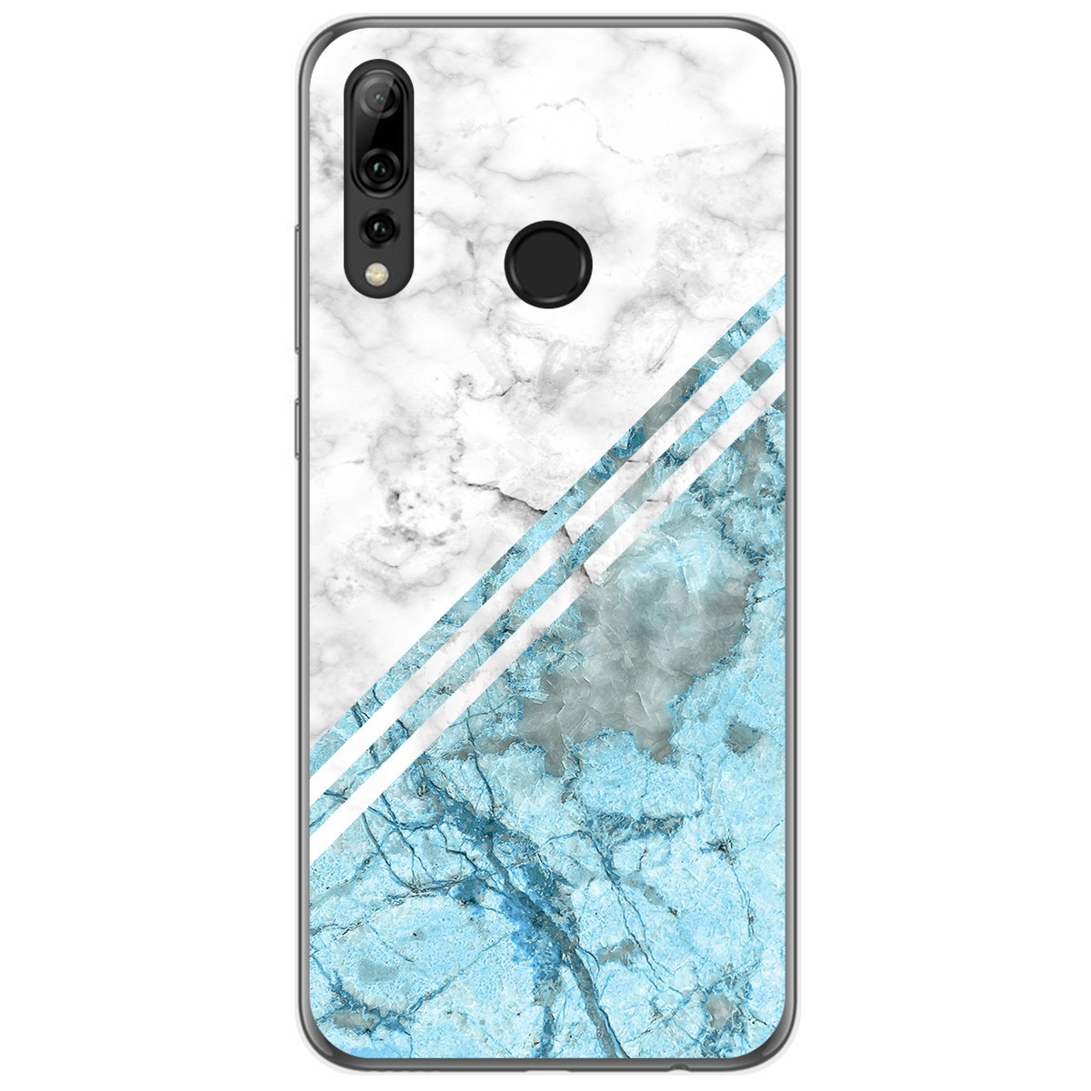 Funda Gel Tpu para Huawei P Smart Plus 2019 diseño Mármol 02 Dibujos