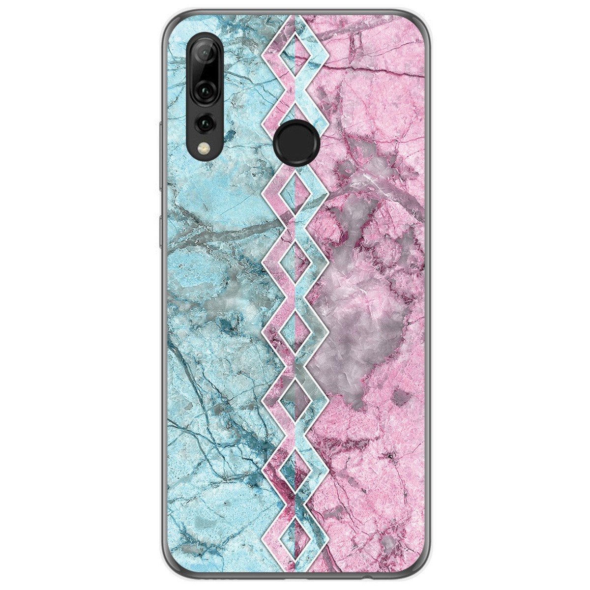 Funda Gel Tpu para Huawei P Smart Plus 2019 diseño Mármol 08 Dibujos