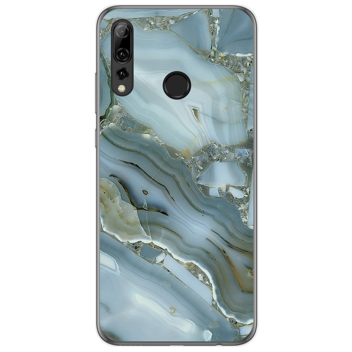 Funda Gel Tpu para Huawei P Smart Plus 2019 diseño Mármol 09 Dibujos