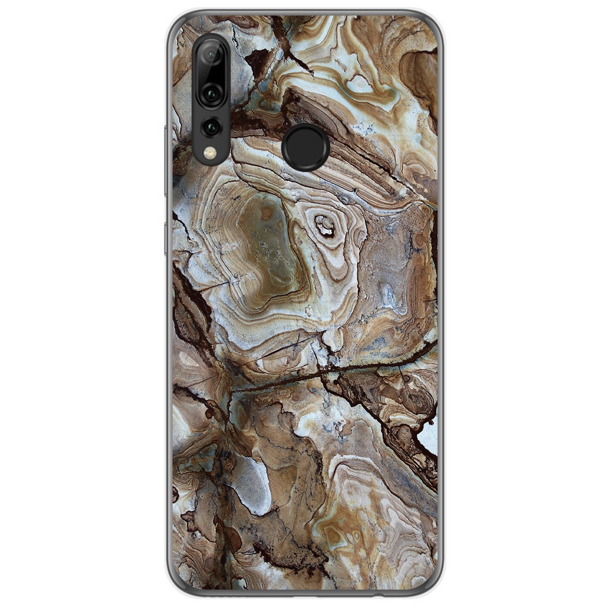 Funda Gel Tpu para Huawei P Smart Plus 2019 diseño Mármol 14 Dibujos