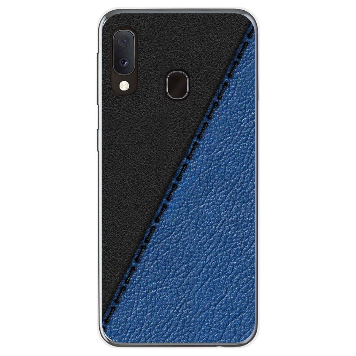 Funda Gel Tpu para Samsung Galaxy A20e 5.8 diseño Cuero 02 Dibujos