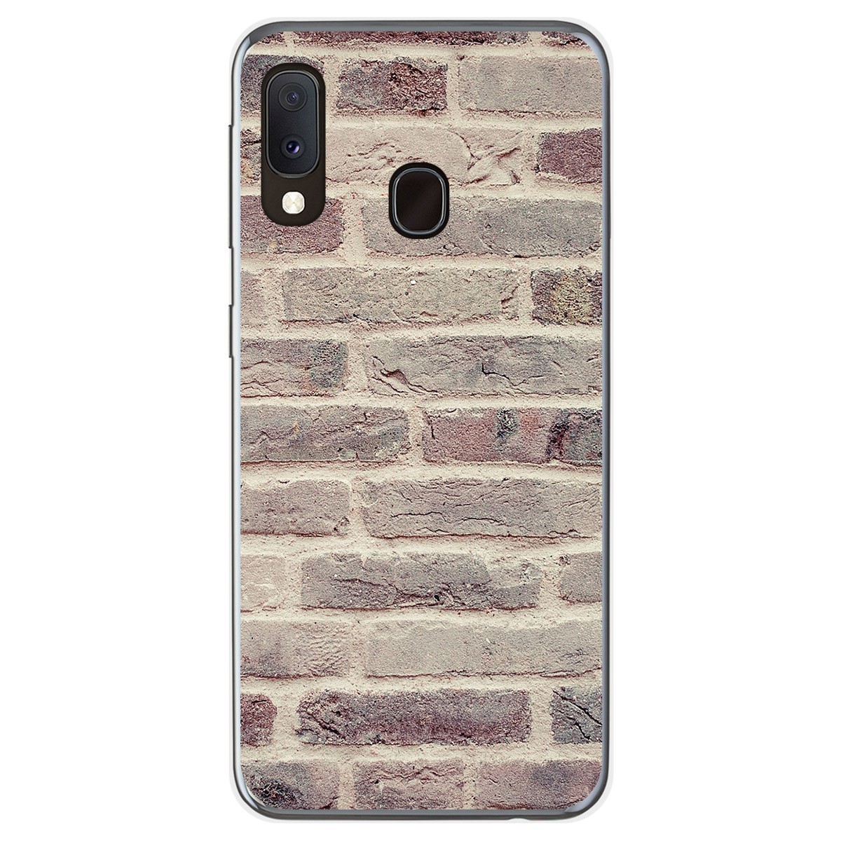 Funda Gel Tpu para Samsung Galaxy A20e 5.8 diseño Ladrillo 01 Dibujos