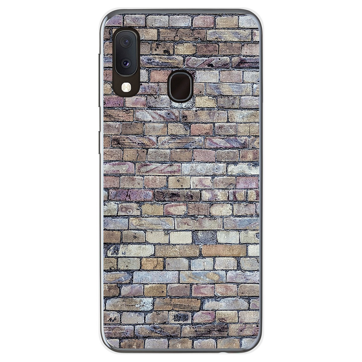 Funda Gel Tpu para Samsung Galaxy A20e 5.8 diseño Ladrillo 02 Dibujos