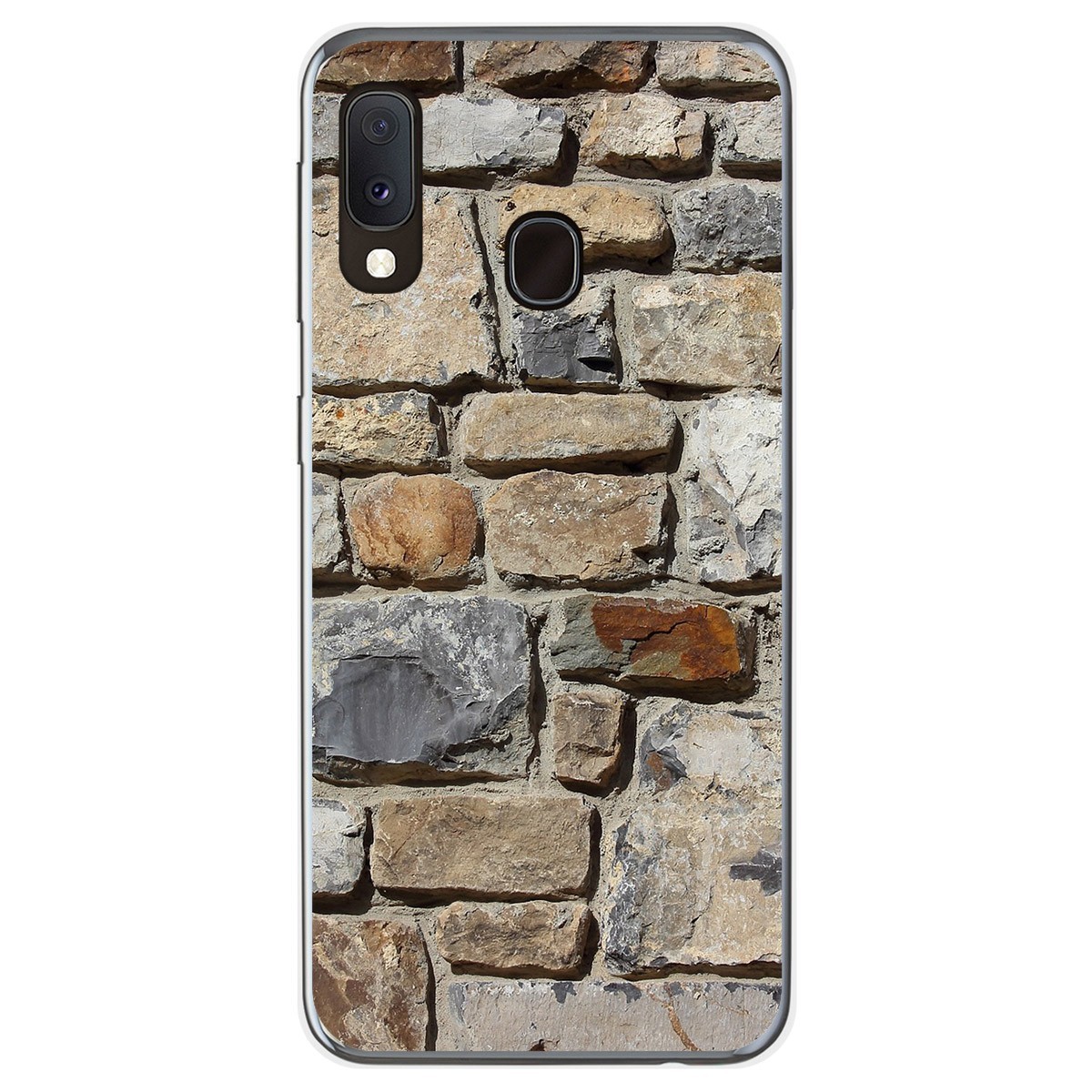 Funda Gel Tpu para Samsung Galaxy A20e 5.8 diseño Ladrillo 03 Dibujos