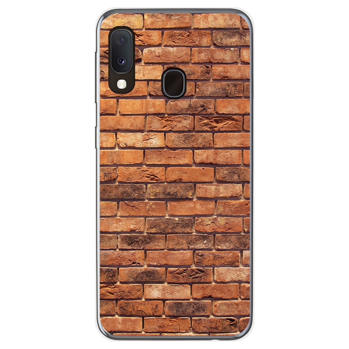 Funda Gel Tpu para Samsung Galaxy A20e 5.8 diseño Ladrillo 04 Dibujos