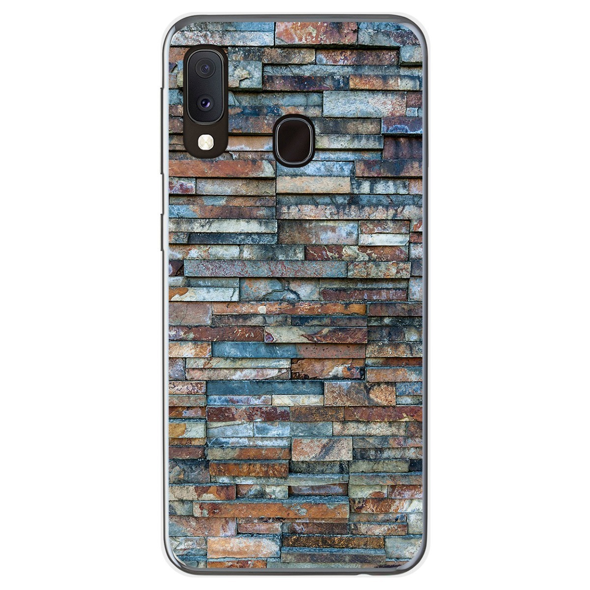 Funda Gel Tpu para Samsung Galaxy A20e 5.8 diseño Ladrillo 05 Dibujos