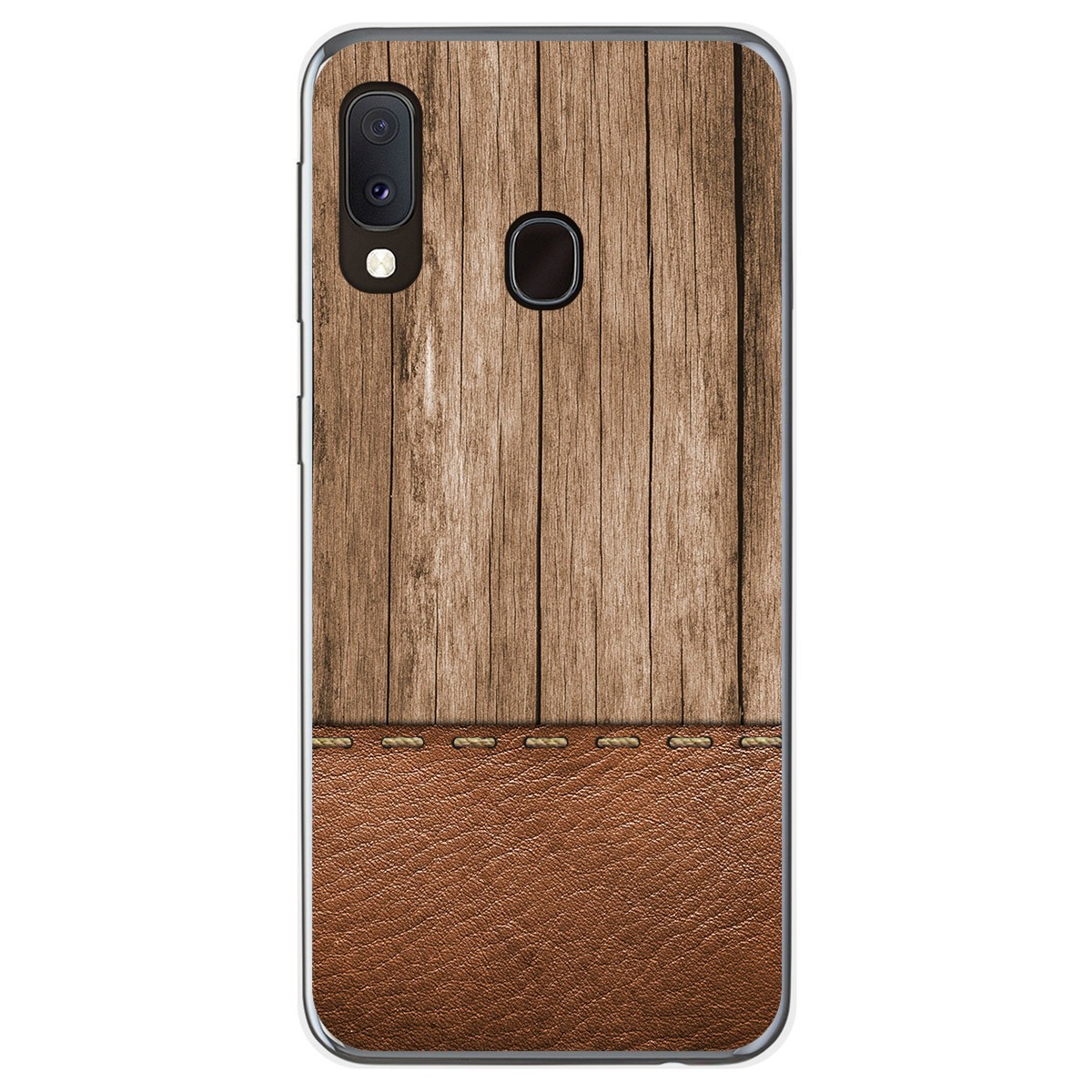Funda Gel Tpu para Samsung Galaxy A20e 5.8 diseño Madera 09 Dibujos