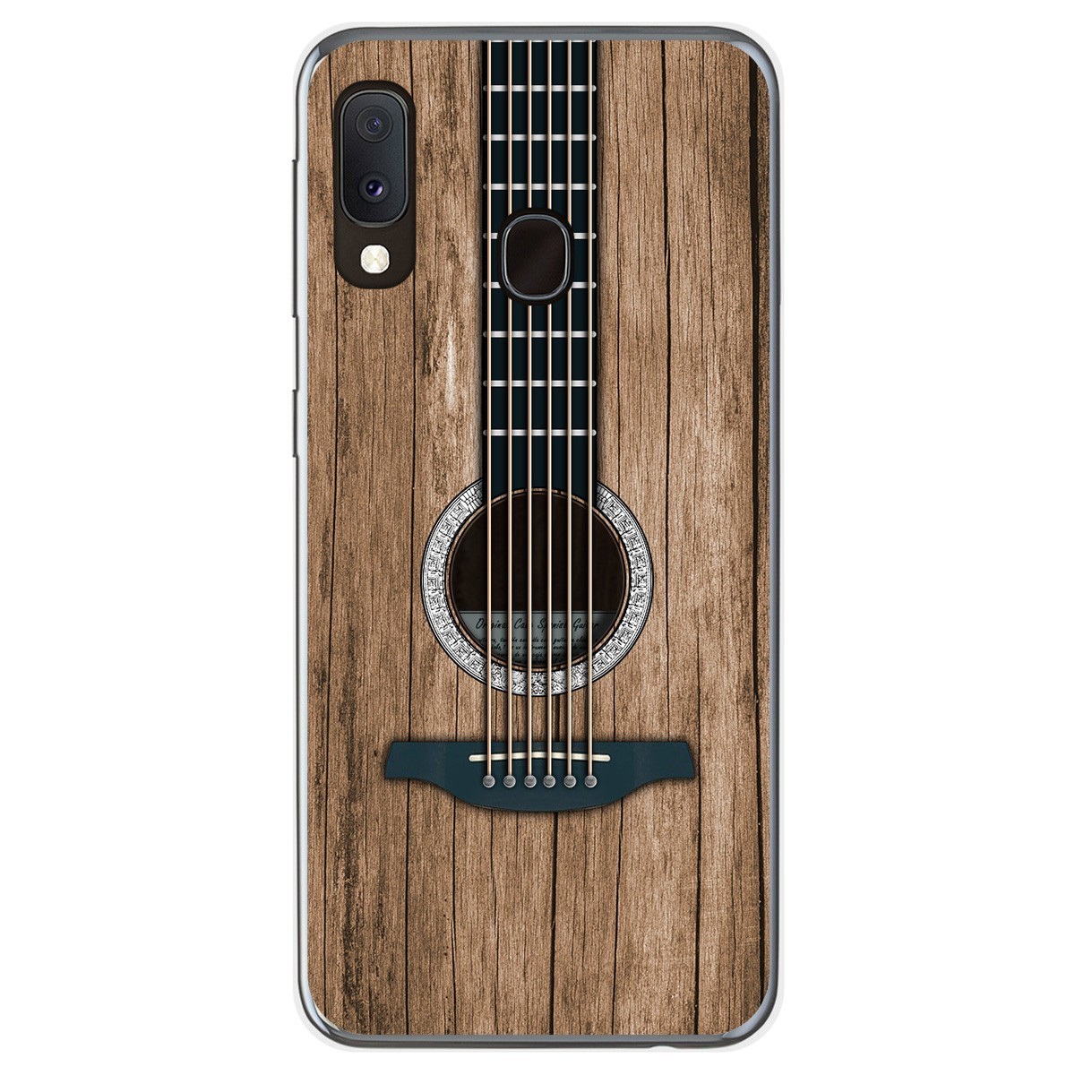Funda Gel Tpu para Samsung Galaxy A20e 5.8 diseño Madera 11 Dibujos