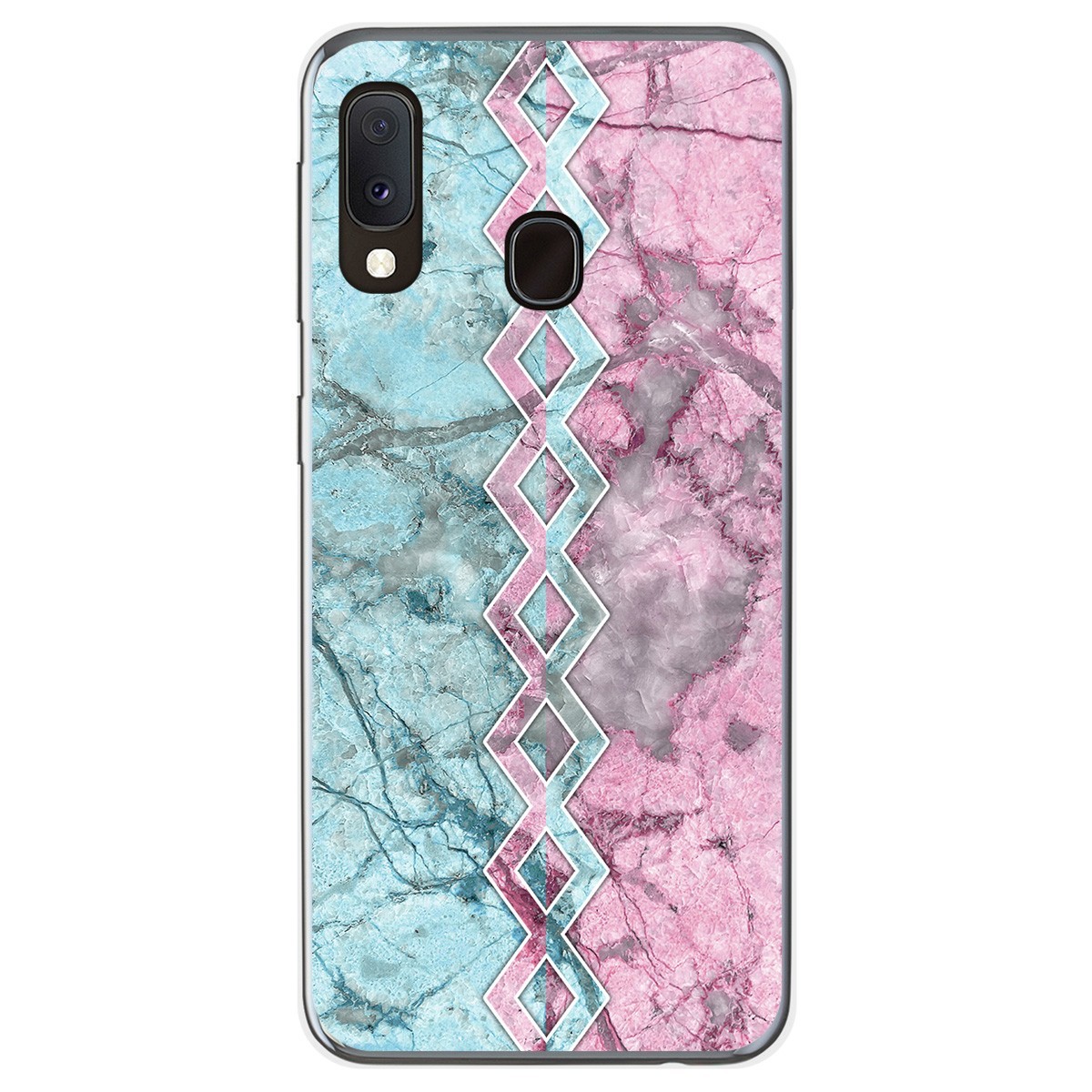 Funda Gel Tpu para Samsung Galaxy A20e 5.8 diseño Mármol 08 Dibujos