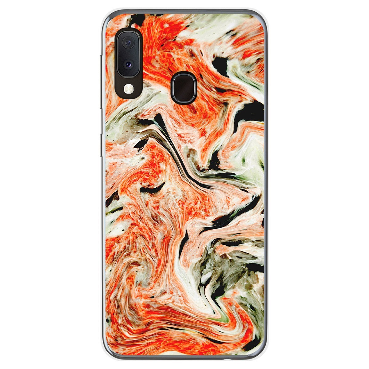 Funda Gel Tpu para Samsung Galaxy A20e 5.8 diseño Mármol 12 Dibujos