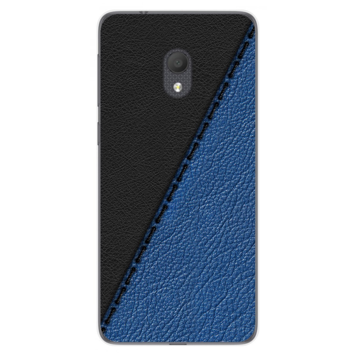 Funda Gel Tpu para Alcatel 1C 2019 diseño Cuero 02 Dibujos