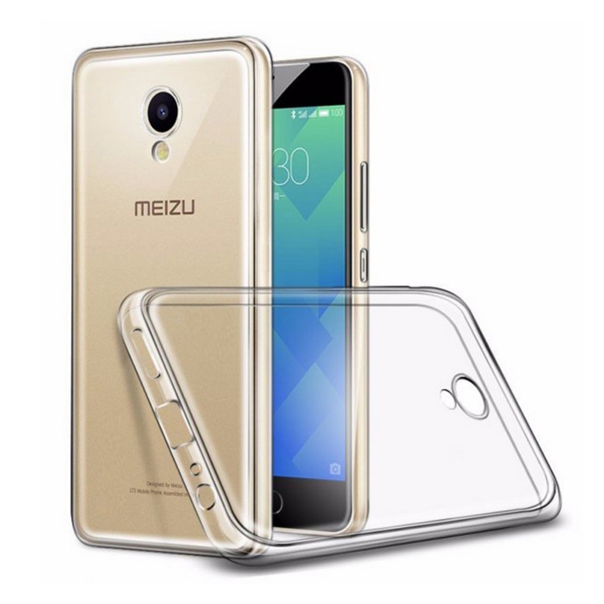 Funda Gel Tpu Fina Ultra-Thin 0,3mm Transparente para Meizu M5 Note