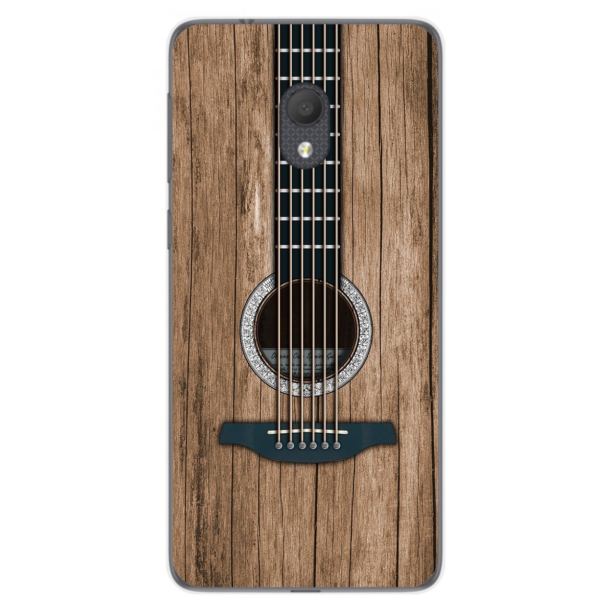 Funda Gel Tpu para Alcatel 1C 2019 diseño Madera 11 Dibujos