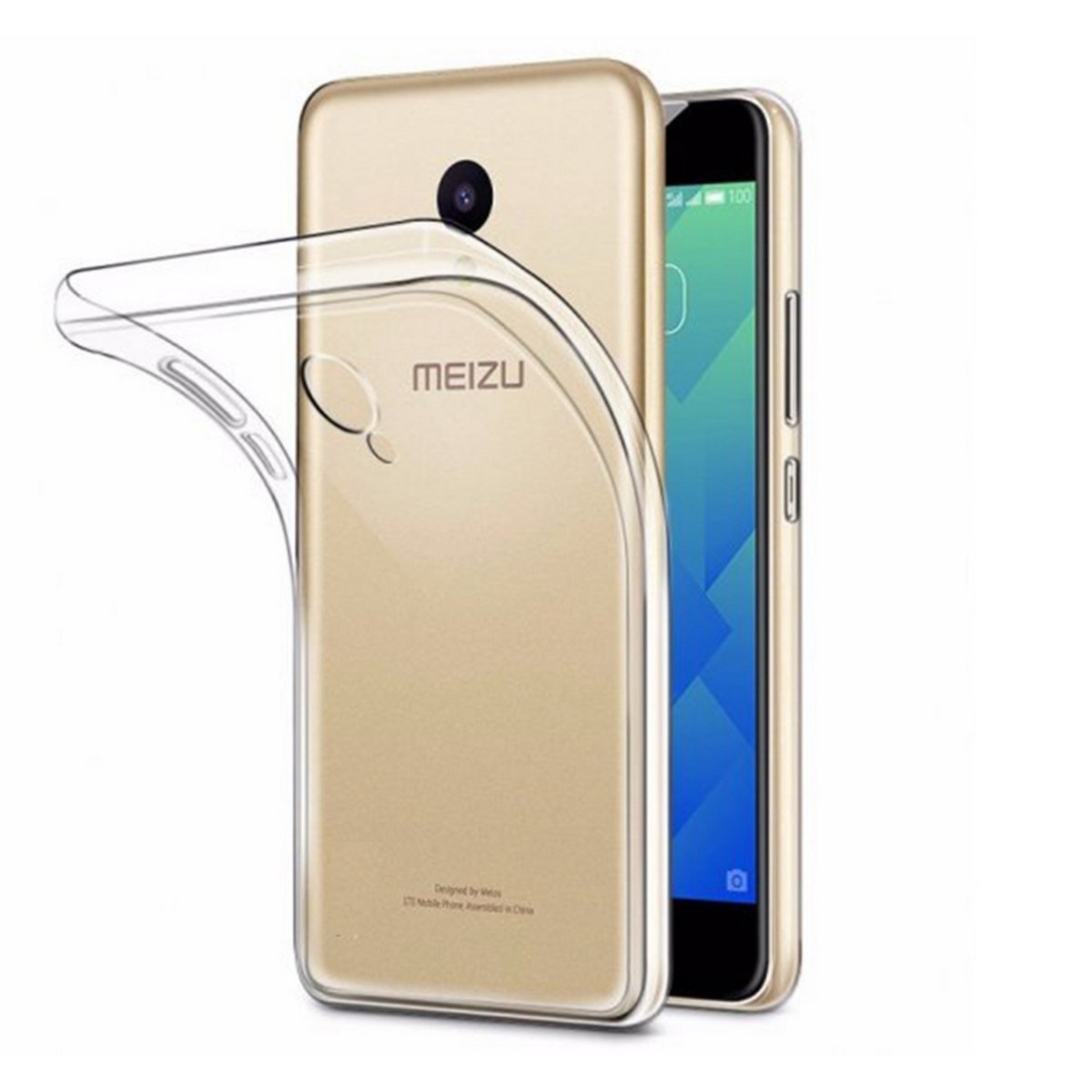 Funda Gel Tpu Fina Ultra-Thin 0,3mm Transparente para Meizu M5 Note