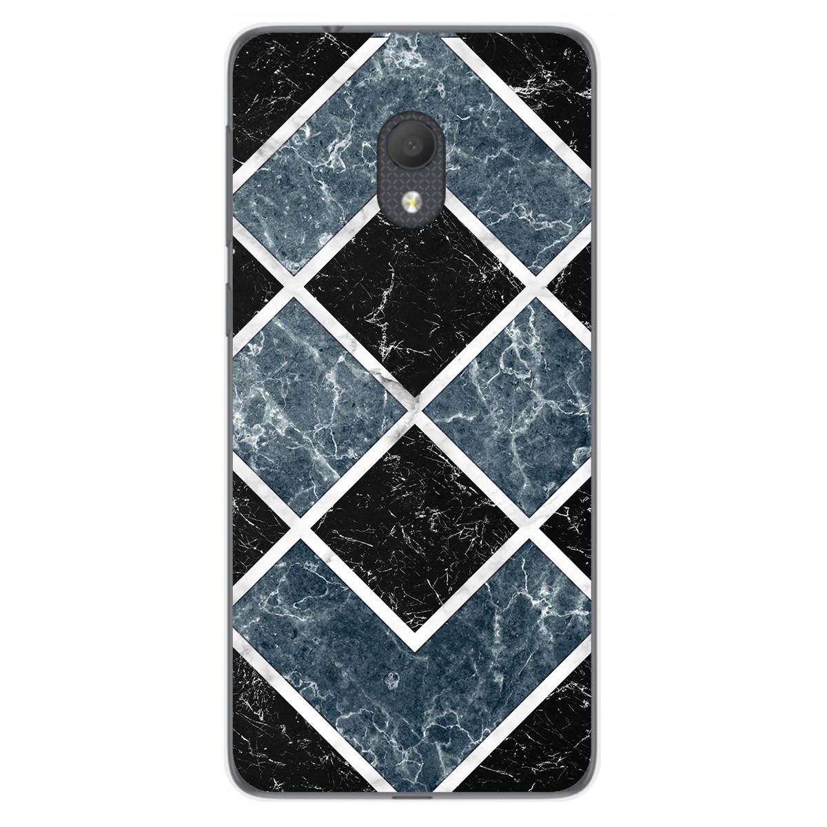 Funda Gel Tpu para Alcatel 1C 2019 diseño Mármol 06 Dibujos