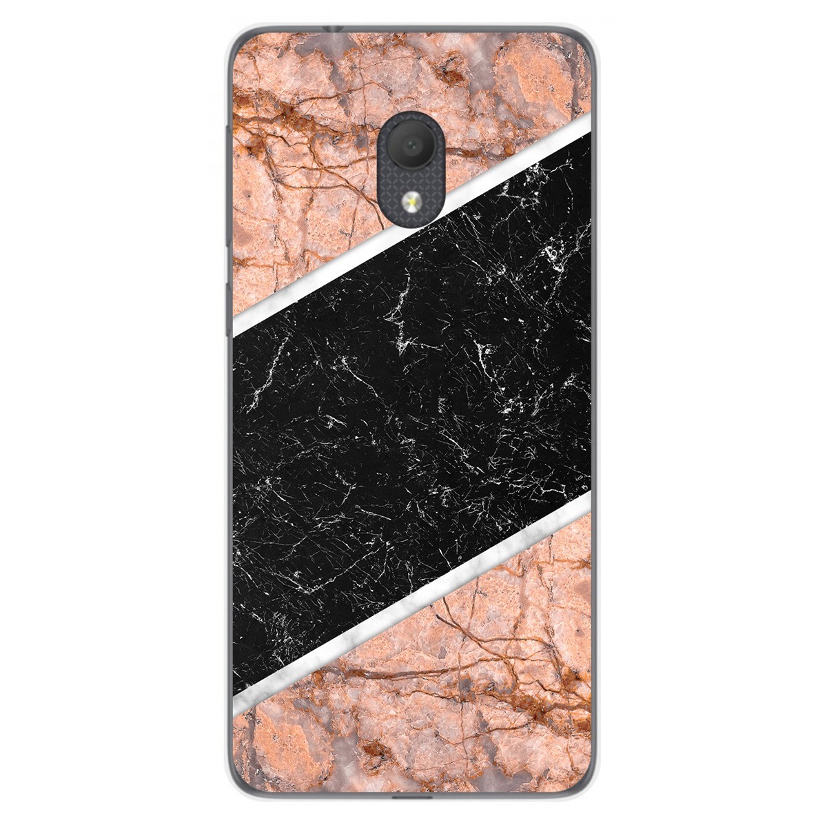 Funda Gel Tpu para Alcatel 1C 2019 diseño Mármol 07 Dibujos