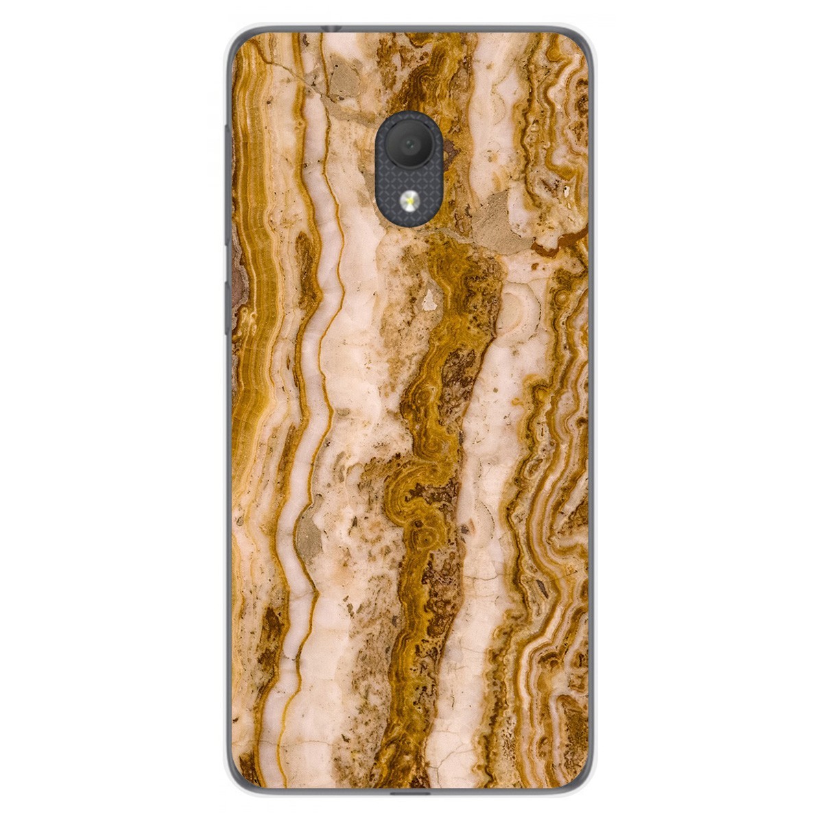 Funda Gel Tpu para Alcatel 1C 2019 diseño Mármol 10 Dibujos