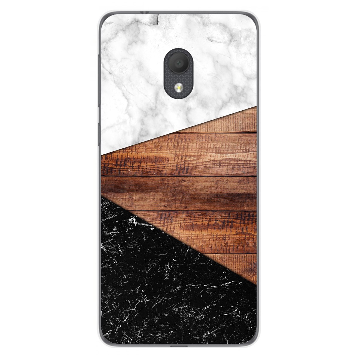 Funda Gel Tpu para Alcatel 1C 2019 diseño Mármol 11 Dibujos