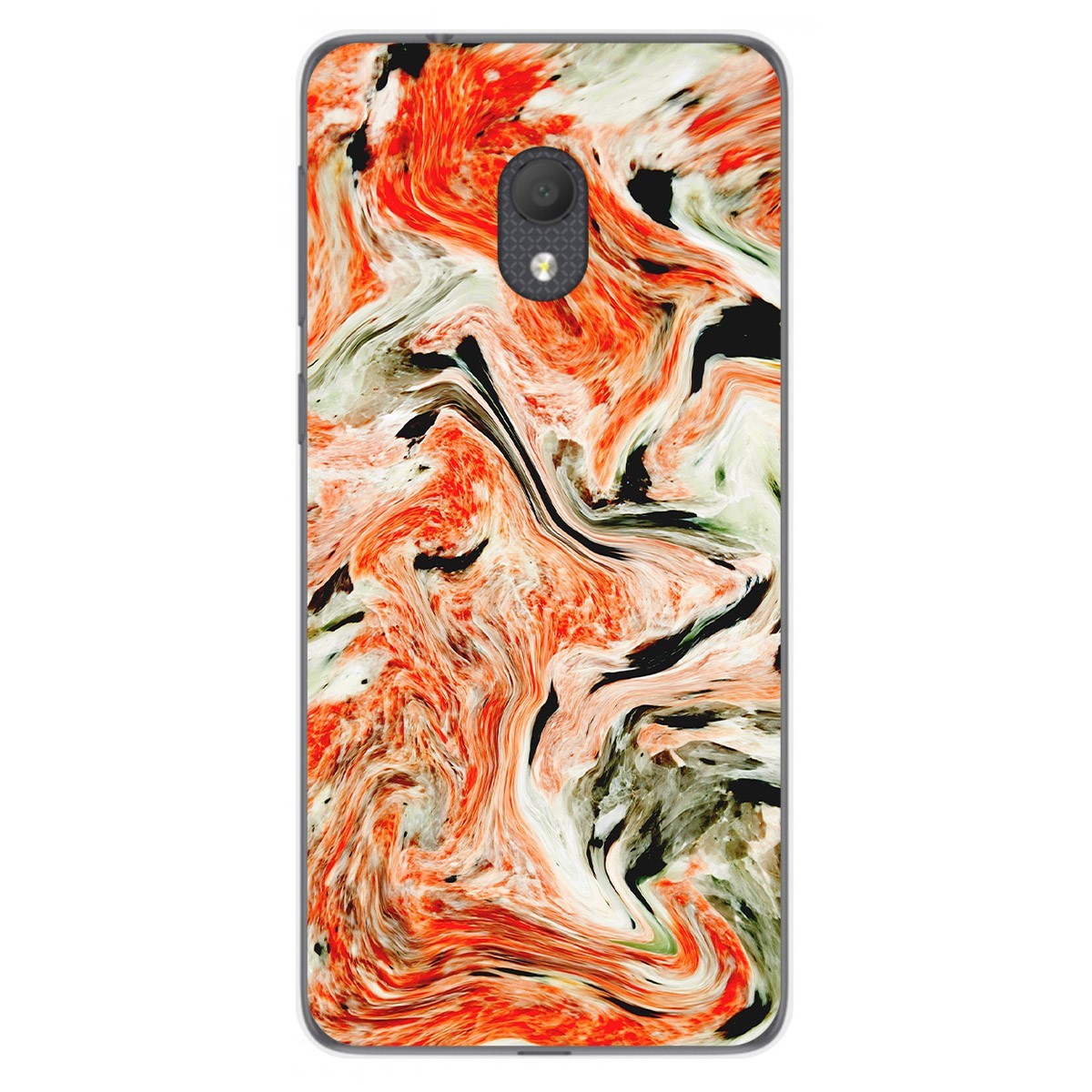 Funda Gel Tpu para Alcatel 1C 2019 diseño Mármol 12 Dibujos