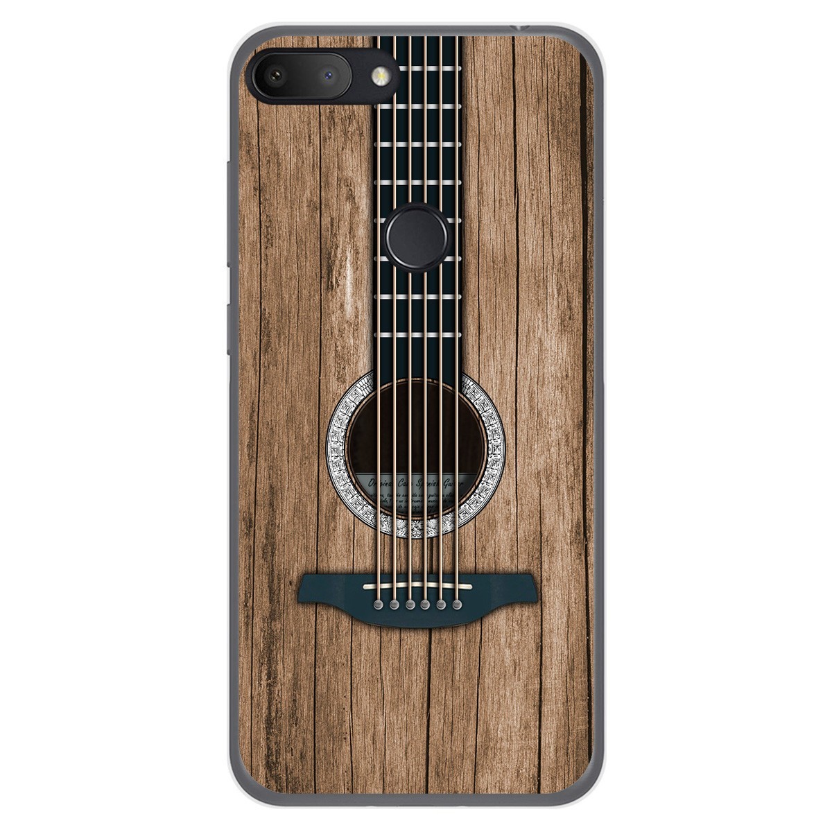 Funda Gel Tpu para Alcatel 1S 2019 diseño Madera 11 Dibujos