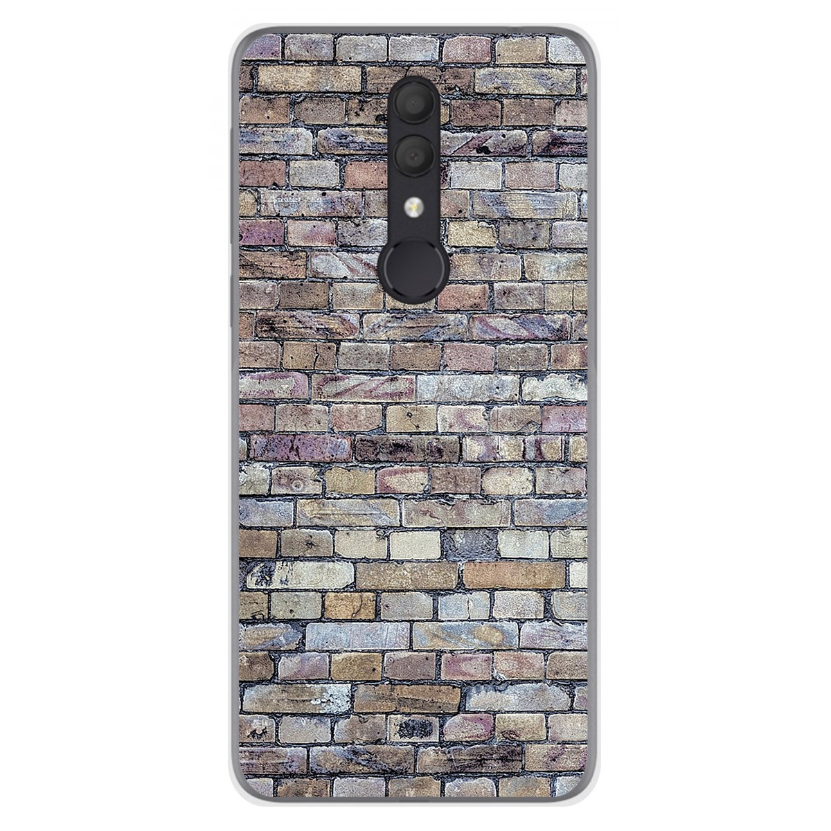Funda Gel Tpu para Alcatel 1X 2019 diseño Ladrillo 02 Dibujos