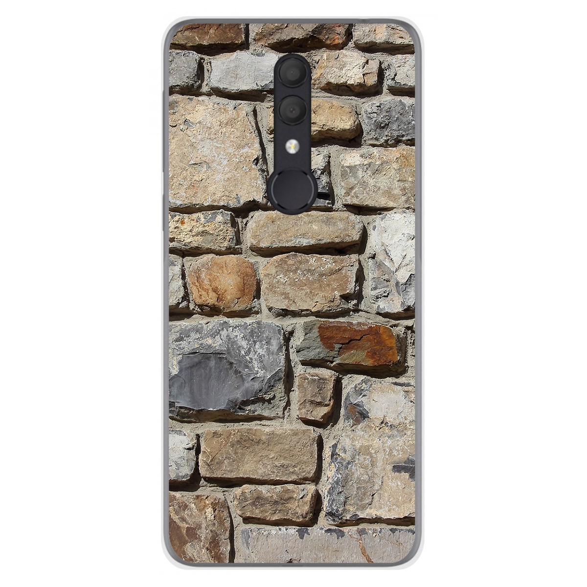 Funda Gel Tpu para Alcatel 1X 2019 diseño Ladrillo 03 Dibujos