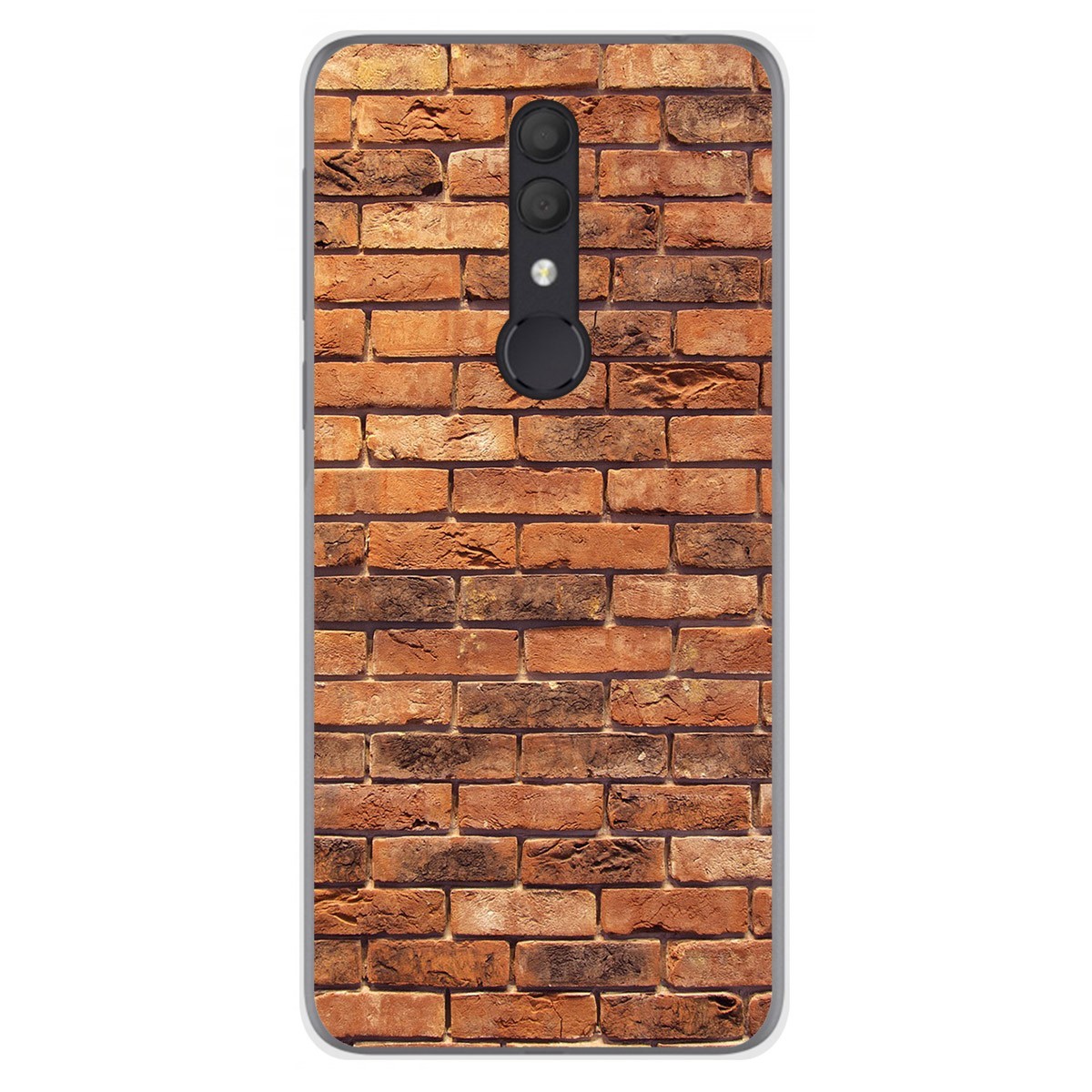 Funda Gel Tpu para Alcatel 1X 2019 diseño Ladrillo 04 Dibujos