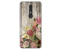 Funda Gel Tpu para Alcatel 1X 2019 diseño Madera 08 Dibujos