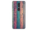 Funda Gel Tpu para Alcatel 1X 2019 diseño Madera 10 Dibujos