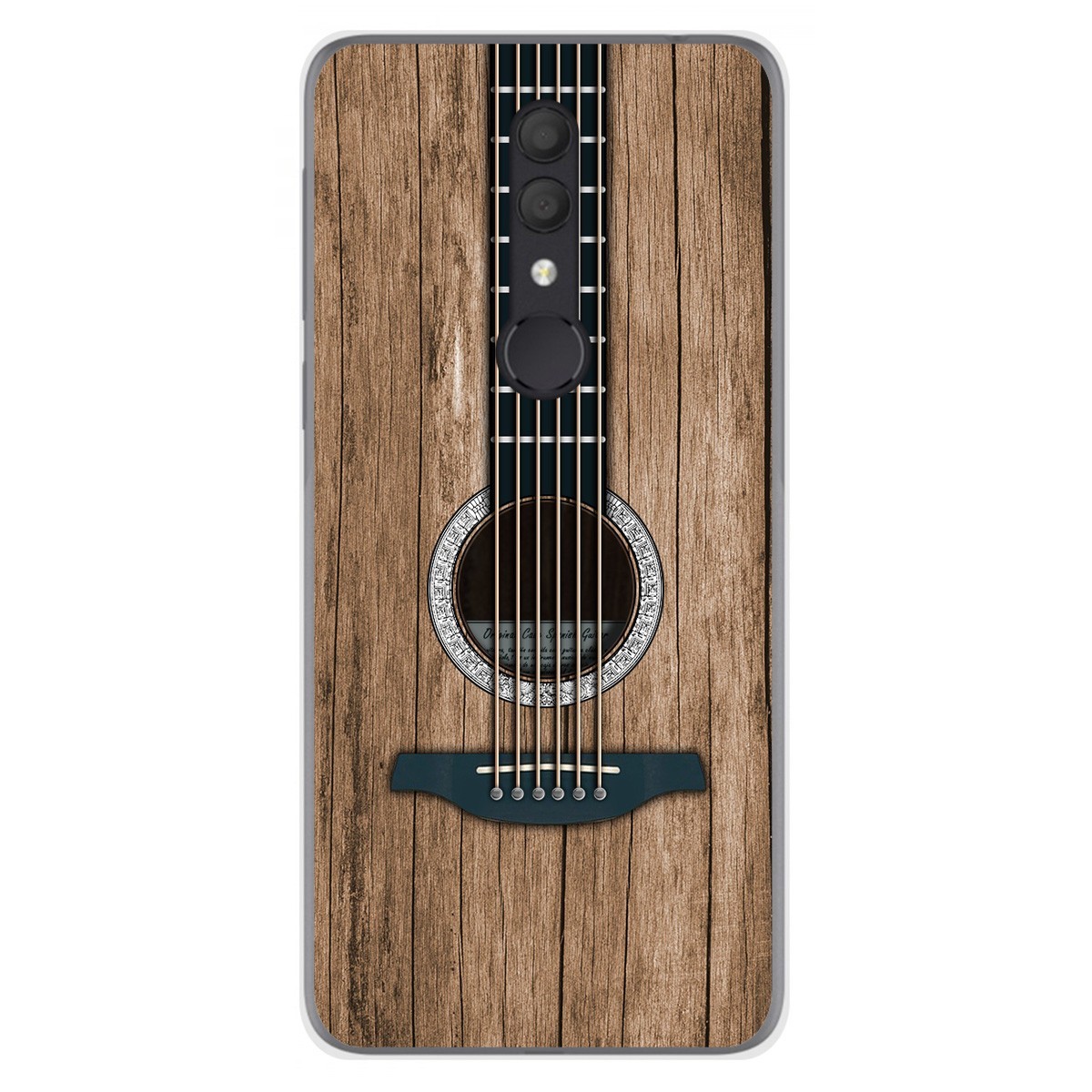 Funda Gel Tpu para Alcatel 1X 2019 diseño Madera 11 Dibujos