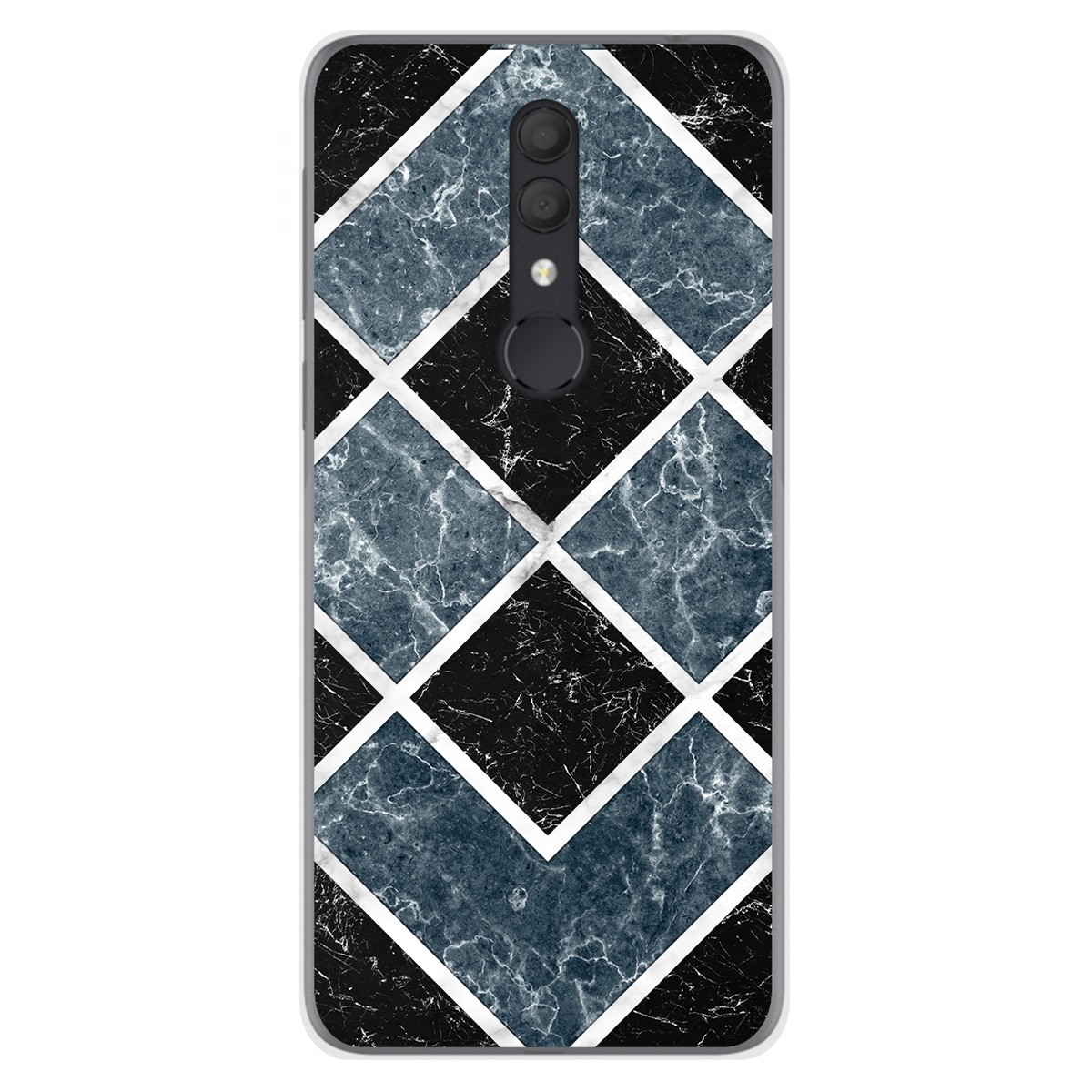 Funda Gel Tpu para Alcatel 1X 2019 diseño Mármol 06 Dibujos